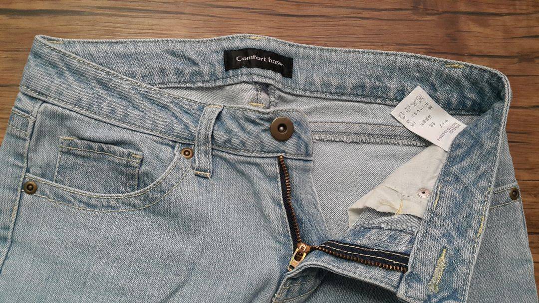 여성 25 26 comfort basic 뱅뱅 블루진 청바지 이미지