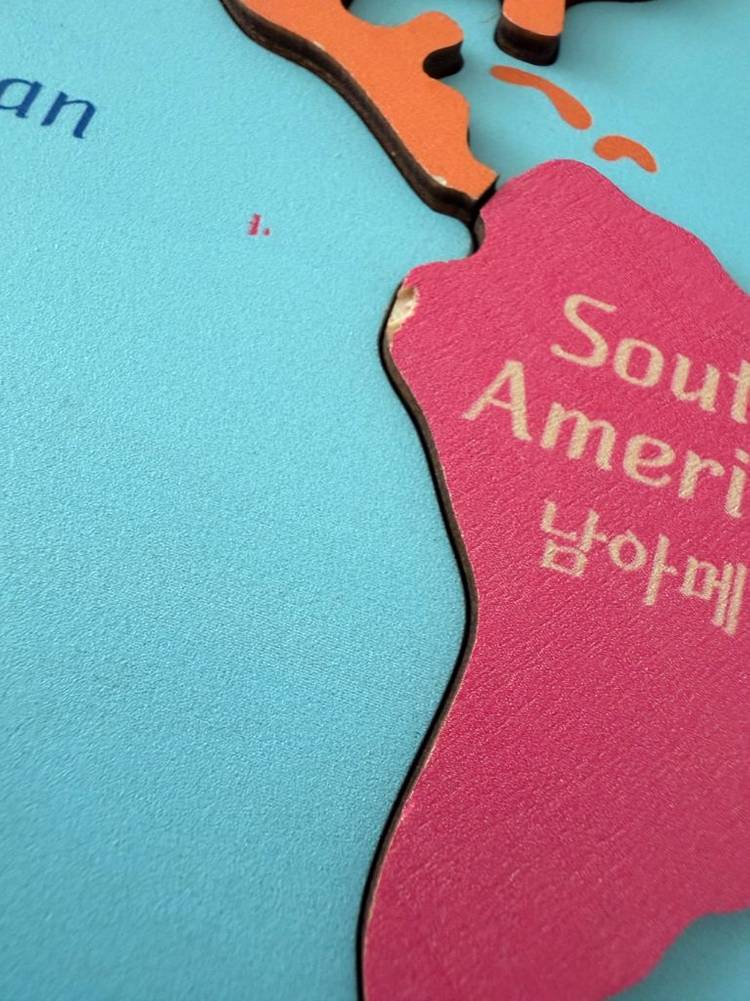 (가베가족) 세계지도 퍼즐 외 2종 일괄 팝니다--1