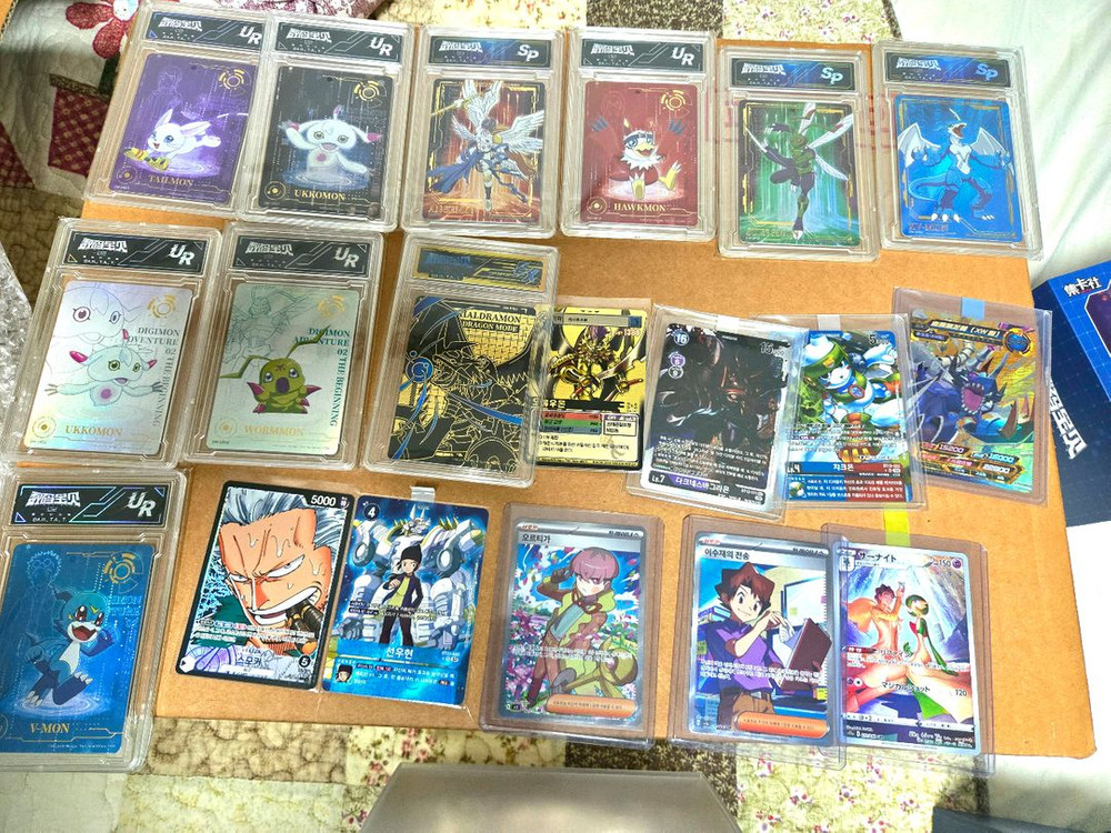 포켓몬 나루토 디지몬 카드들 판매, 구경하세요--5