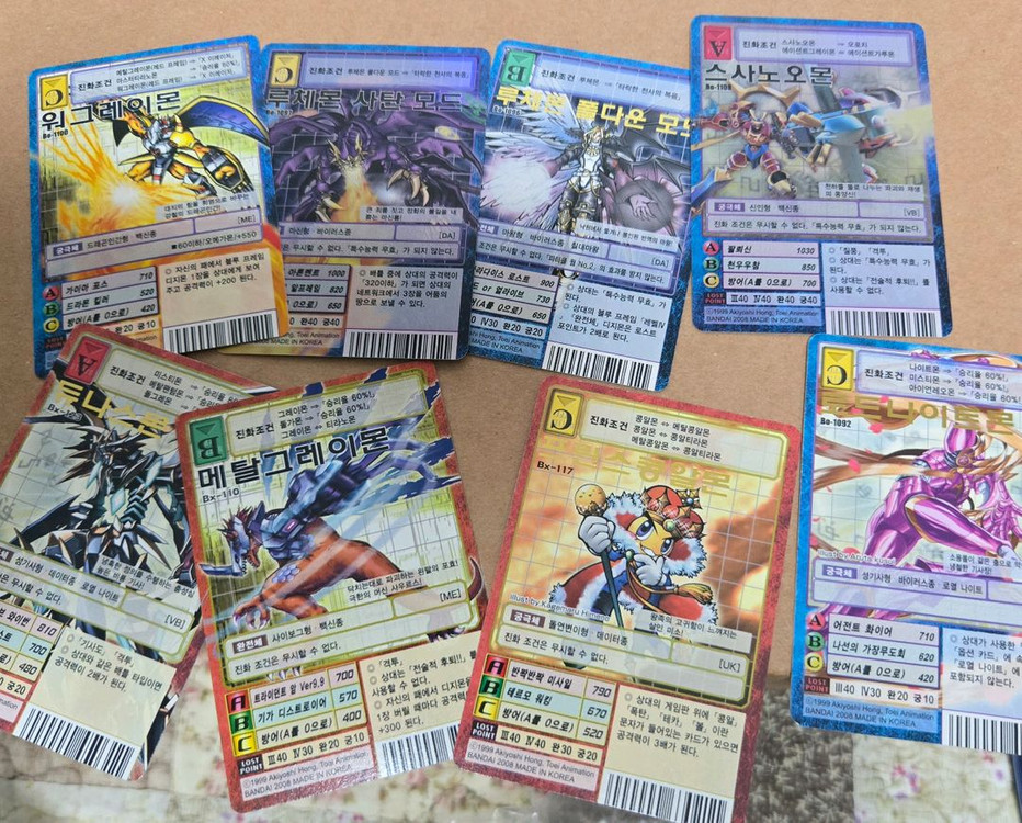 포켓몬 나루토 디지몬 카드들 판매, 구경하세요--6