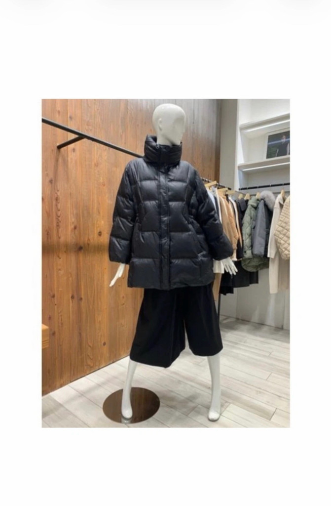 지컷 g-cut 구스 패딩 한섬 시스템 더캐시미어 스타일 이미지