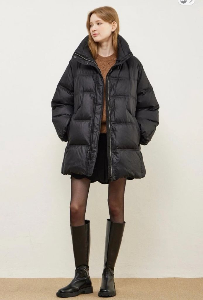 지컷 g-cut 구스 패딩 한섬 시스템 더캐시미어 스타일 이미지