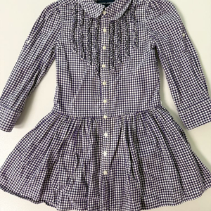 폴로 랄프로렌 여아 원피스3T 보라색(택포)