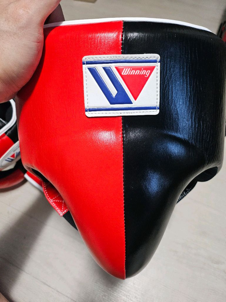 복싱 위닝 커스텀 글러브 헤드기어 그로인가드 세트 팔아요 이미지