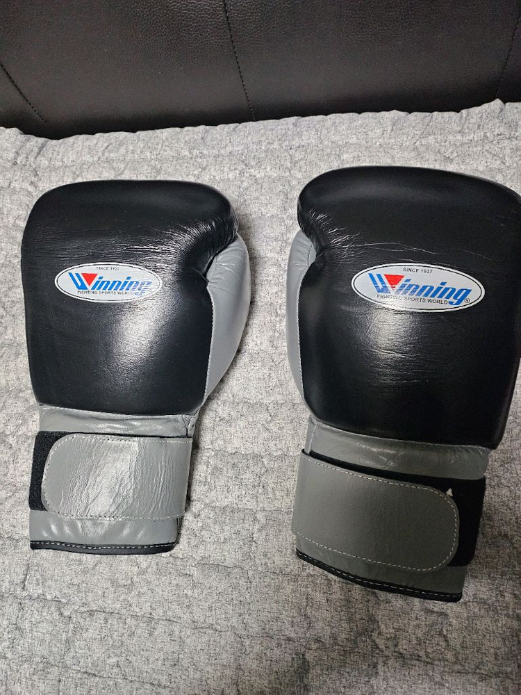 복싱 위닝 커스텀 글러브 헤드기어 그로인가드 세트 팔아요 이미지