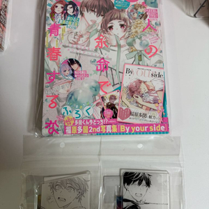 타몬군 잡지 하나토유메+기븐 아크릴 2종 타몬군 지금 어느쪽