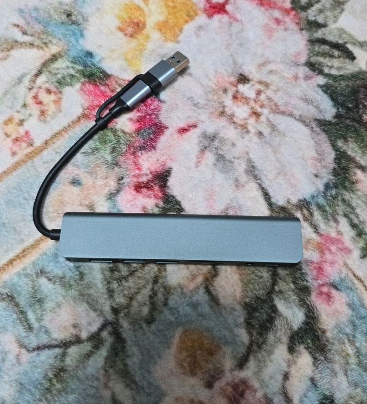 USB C 타입 SD TF 멀티 허브 8포트 새상품--2