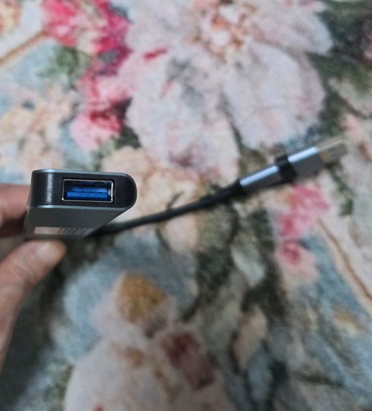 USB C 타입 SD TF 멀티 허브 8포트 새상품--3