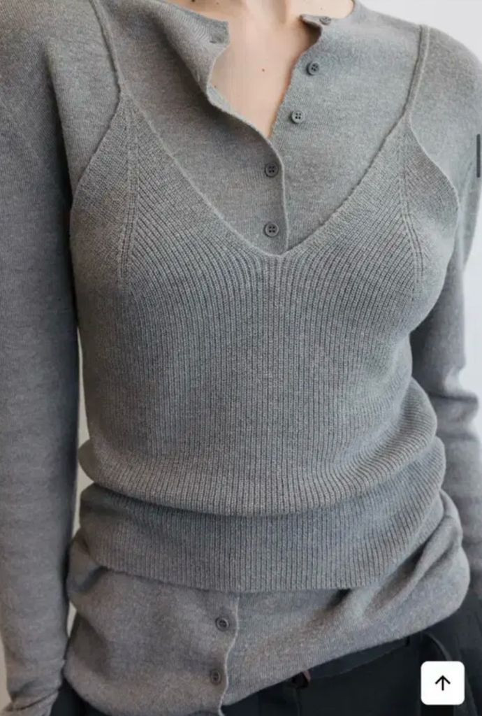 (세트 새상품) 르917 ANNE KNIT 안느 세트 가디건 뷔스티에 이미지