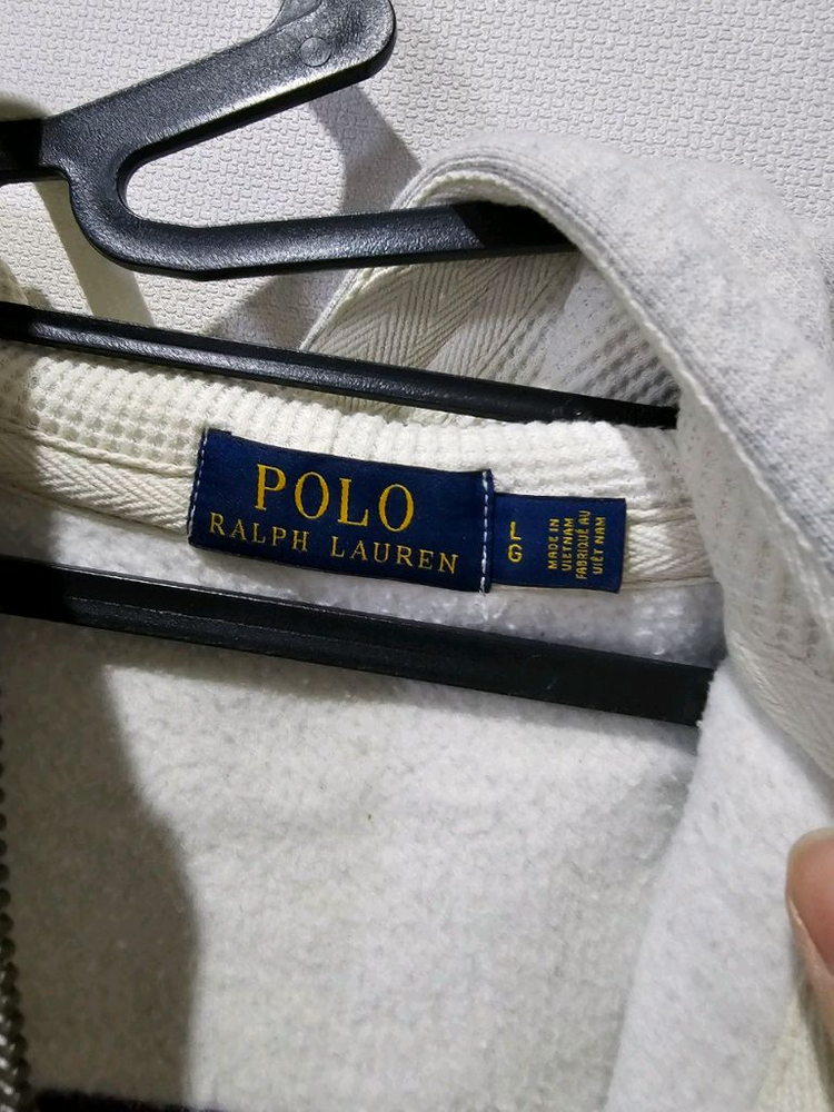 폴로 POLO 그레이 빅포니 후드집업 100~105 / L~XL 이미지