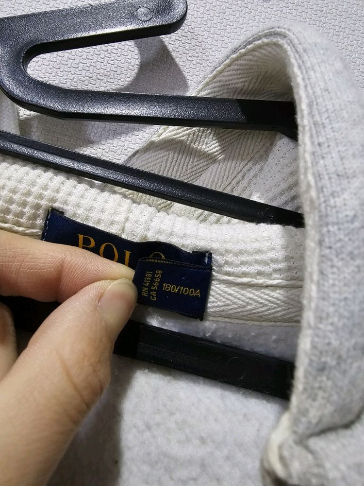 폴로 POLO 그레이 빅포니 후드집업 100~105 / L~XL 이미지