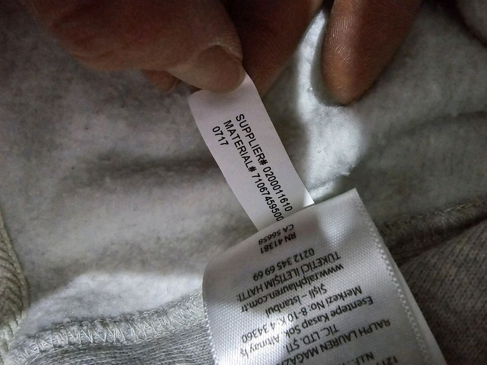 폴로 POLO 그레이 빅포니 후드집업 100~105 / L~XL 이미지