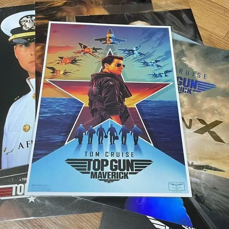 탑건1 포스터 아이맥스 4DX 아트카드 오티스페셜티켓 톰크루즈굿즈 이미지