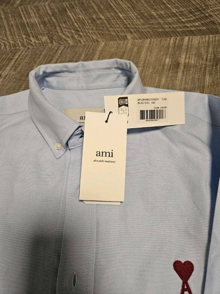 아미 정품 옥스퍼드 셔츠/새상품 이미지