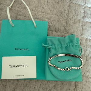 티파니앤코 베네치안 링크 ID 실버 팔찌 이미지