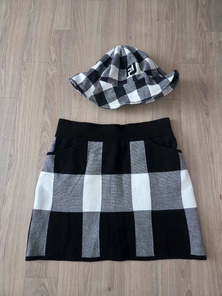 풋조이 치마 모자세트--2