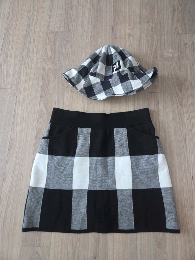 풋조이 치마 모자세트--3
