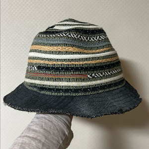 스트라이프 벙거지 모자