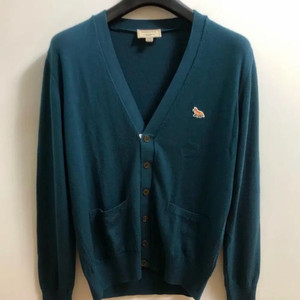 메종키츠네 정품 폭스 로고 가디건 이미지