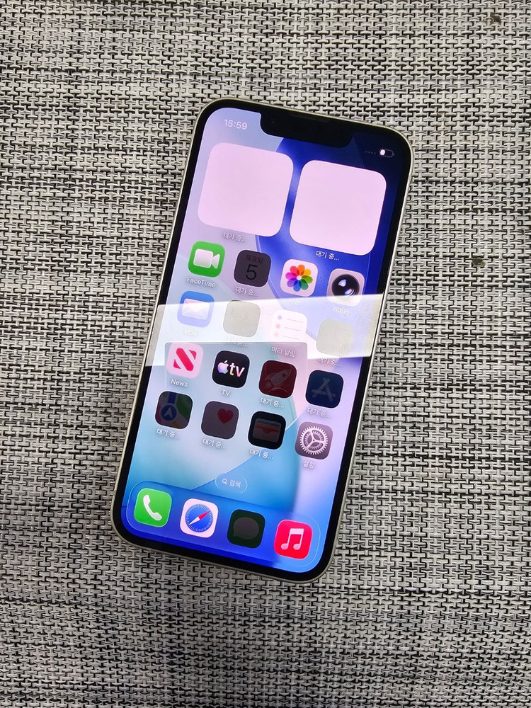 (신폰급) 아이폰 13미니 256G 스타라이트 무기스 무찍힘 검수완료 공기계 42만팝니다@@--1