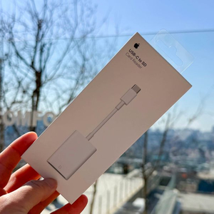 애플정품 SD카드 리더기 USB-C타입