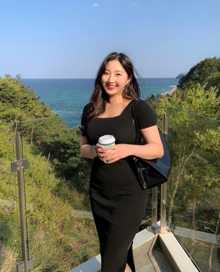 [미착용/free]pssw 레이첼 스퀘어넥 반팔 롱원피스(블랙) 이미지