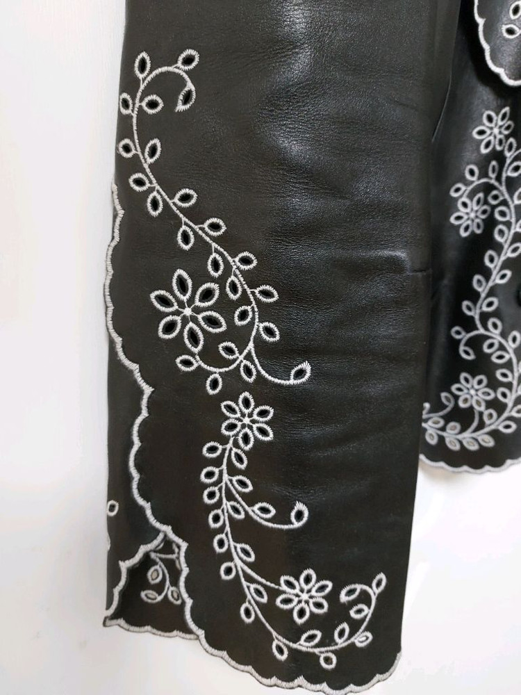 알렉산더 맥퀸 가죽 쟈켓--2