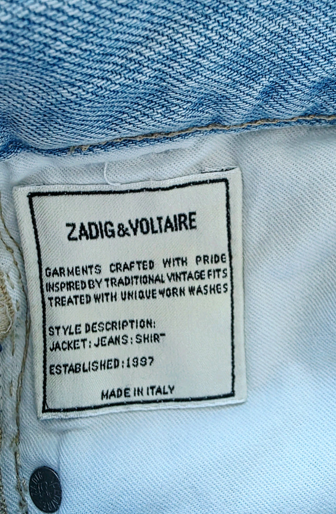 쟈딕앤볼테르 여성 데님 데미지 워싱 스터드청바지.30.--6