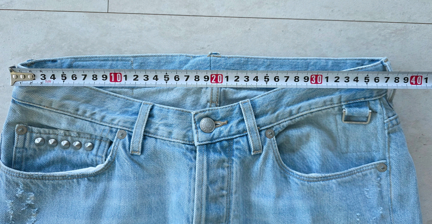 쟈딕앤볼테르 여성 데님 데미지 워싱 스터드청바지.30.--8