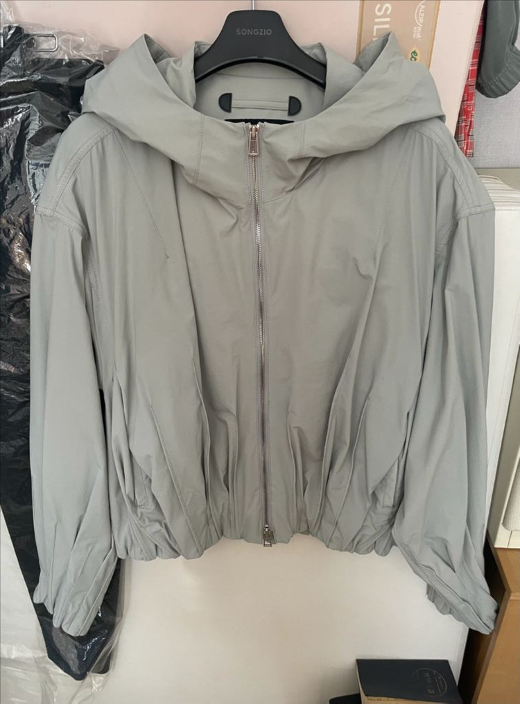 25ss 송지오옴므 셔링 후드점퍼 95사이즈--3