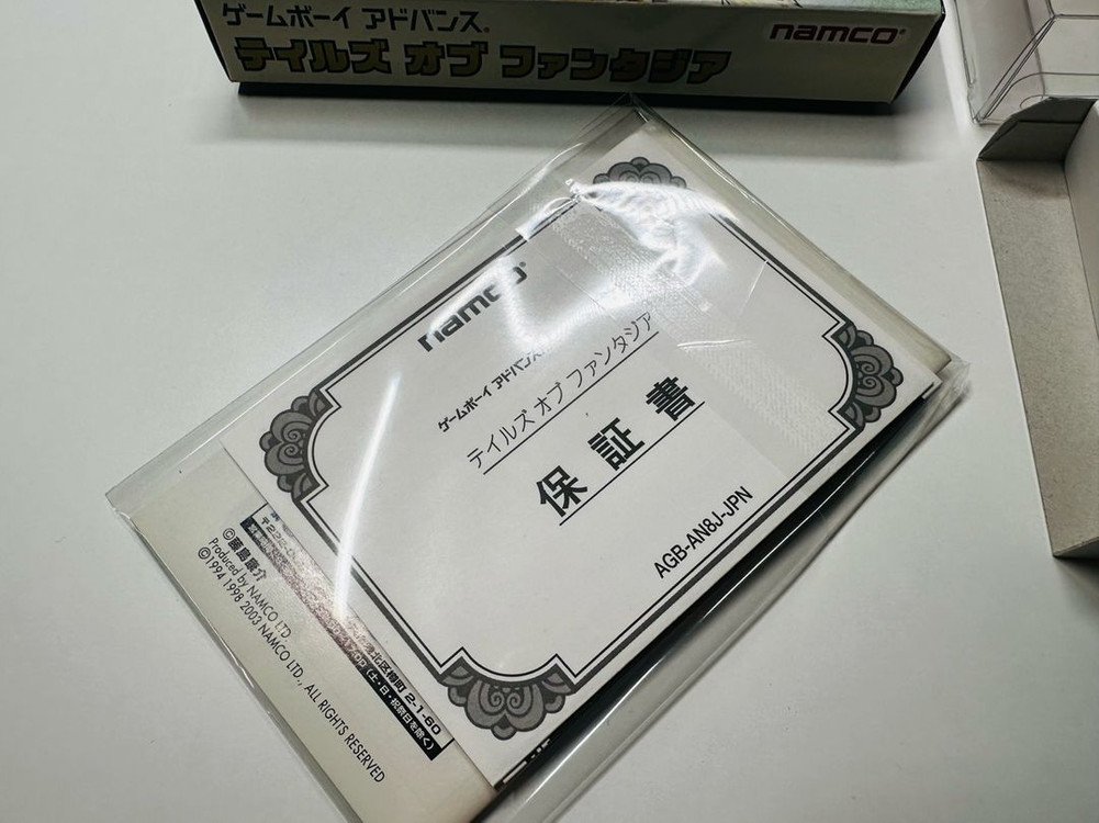 닌텐도 GBA 게임보이 어드밴스 테일즈 오브 판타지아 곽팩 판매--3