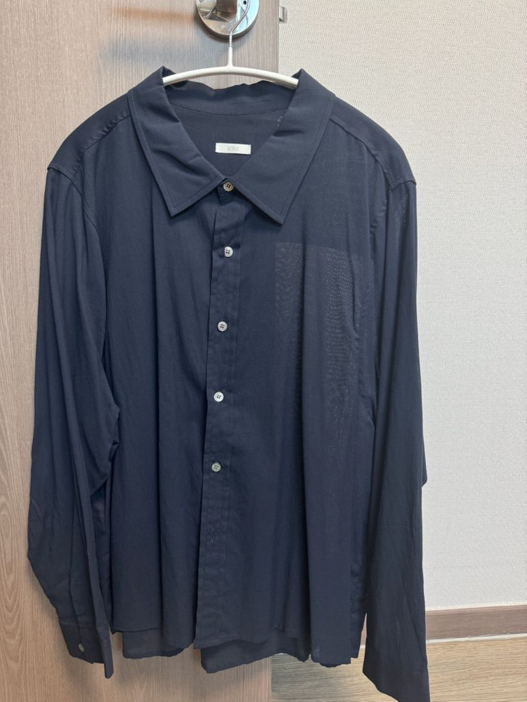 에크리스 샤이니셔츠 네이비 이미지