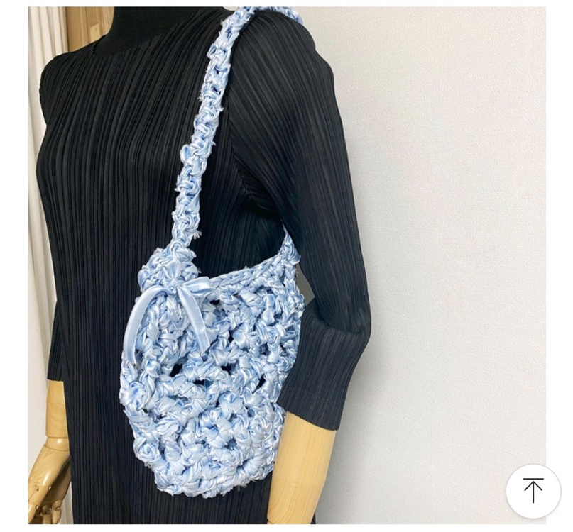 (새상품) 핸드메이드 네트 바구니 가방 백--1