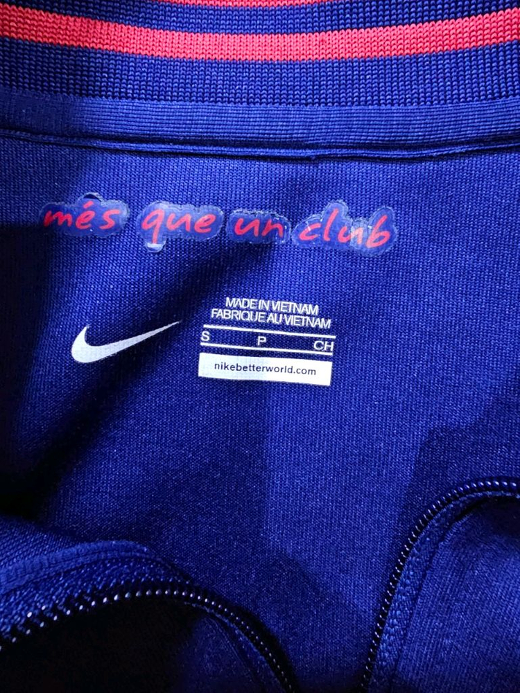 나이키 FC 바르셀로나 유니폼 트랙탑 저지 져지집업 90 / S 이미지