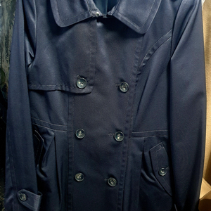 여성 더블브레스트 트렌치코트