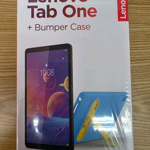 미개봉 레노버 정발 Tab One 8.7인치 + Bumper Case 그레이 택포 판매합니다