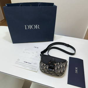 디올 미니 새들 플랩 메신저백 크로스백