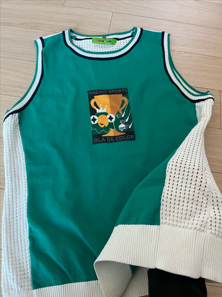 마코 스포츠 골프 니트 조끼 90--1