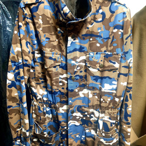 밀리터리 카모 패턴 자켓