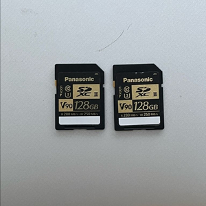 파나소닉 v90 SD카드 128GB 2개 세트