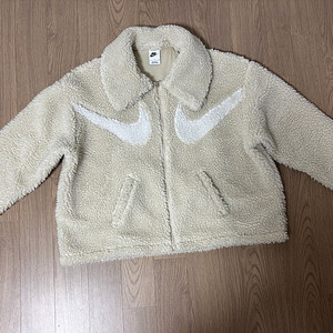 새상품급 나이키 오버핏 뽀글이 양털 후리스 여성 90