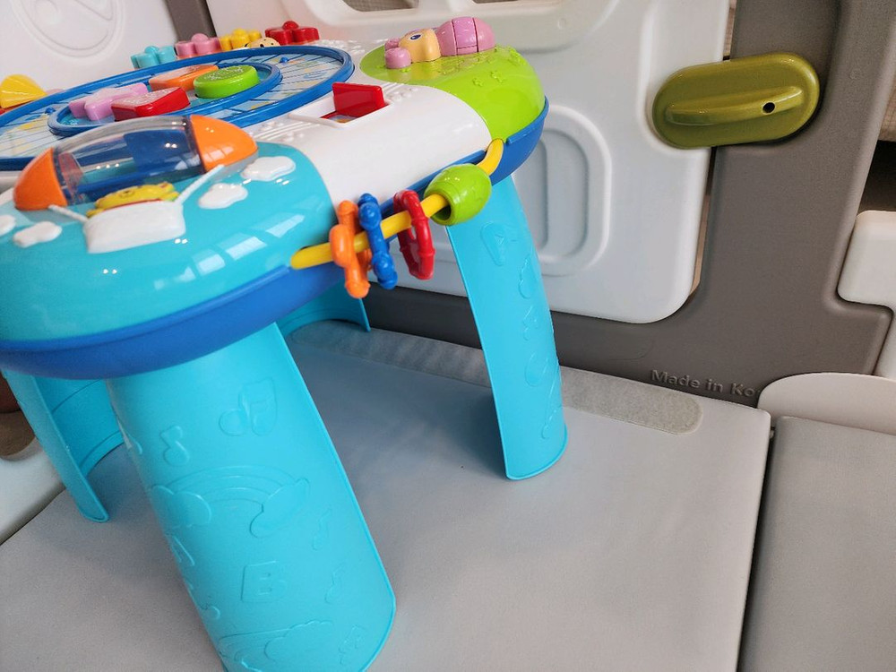 윈펀 뉴 러닝 테이블 기차있고 구성품다있고 정상작동 소근육 대근육 인지발달등 아이에게 도움되는 교구--6