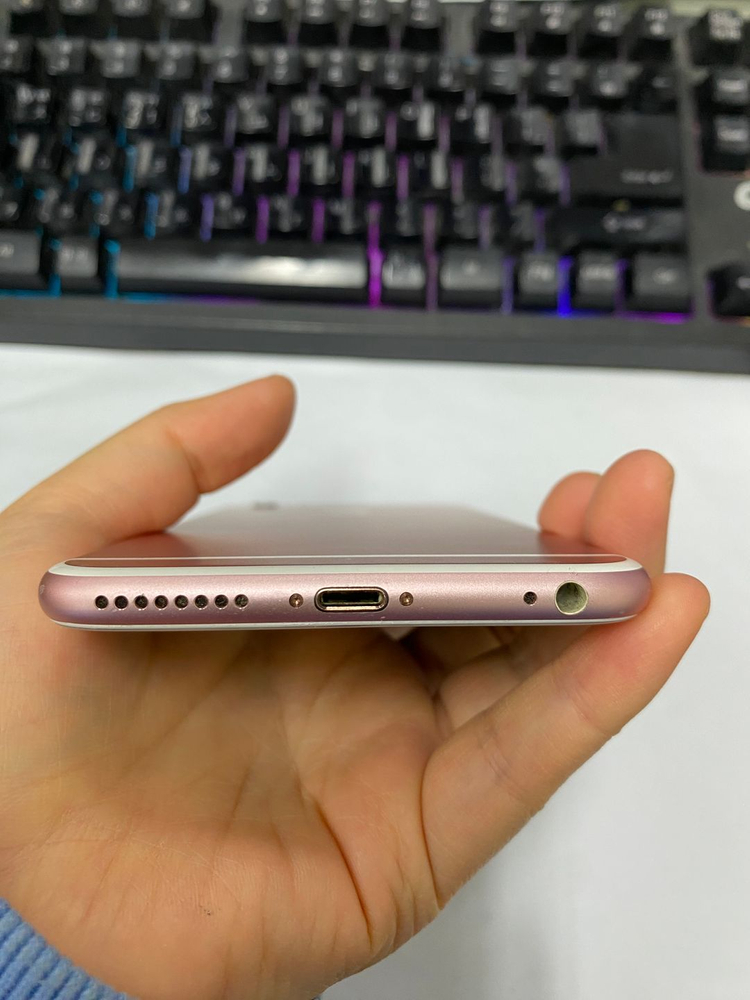 .아이폰6S플러스 6S+ 64GB 로즈골드 AA급 중고폰 배터리89% 레트로감성 빈티지 인스타 카메라폰 002790 이미지