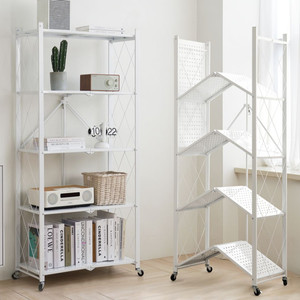 코멧 원터치 접이식 다용도 이동식 선반