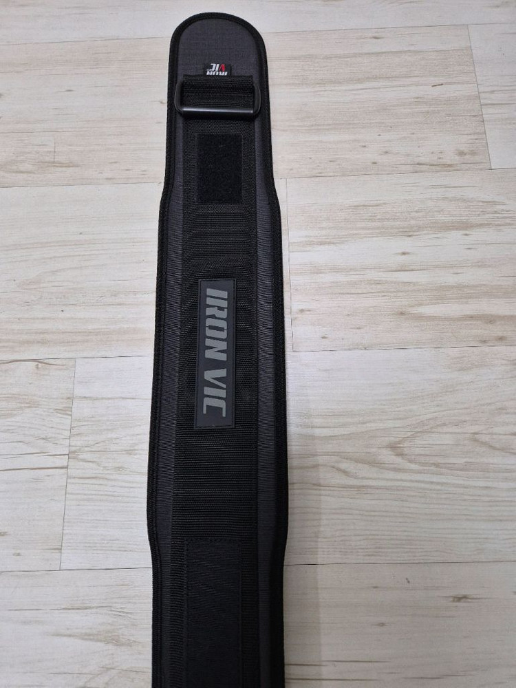 아이언빅 역도벨트 + 스쿼트 패드 + 하빈져 무릎보호밴드--9