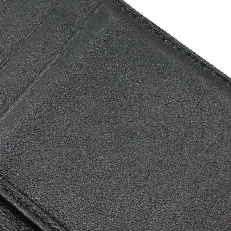 디올 베이지 블랙 오블리크 자카드 2단 카드 지갑 / 2ESCH138YSE--7