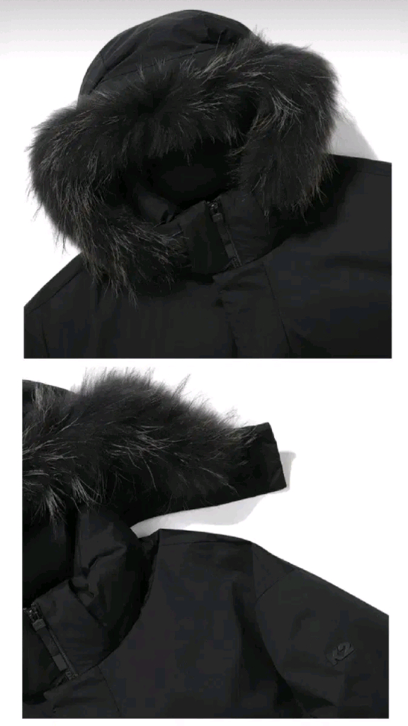 (새제품)K2 씬에어 바이브업 롱패딩 남성 블랙100,105,110 이미지