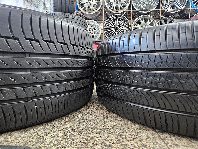 포르쉐 9Y0 카이엔터보 터보4 정품 22인치 휠 타이어 셋트--6