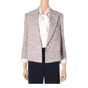 잇미샤 포켓 포인트 트위드 자켓