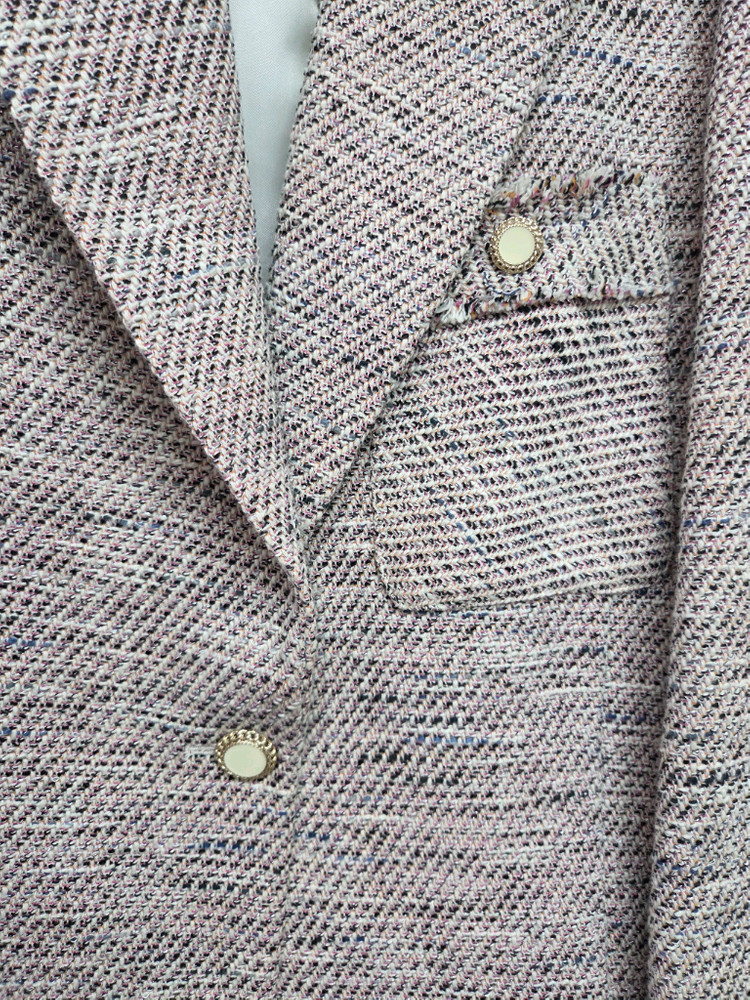 잇미샤 포켓 포인트 트위드 자켓--3